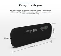 Modem WiFi Extender USB 4G KuWFi OEM Custom 150Mbps dengan Slot Kartu SIM Dongle WiFi LAN Nirkabel