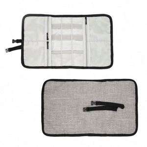 Échantillon gratuit, organiseur de câbles portable enroulable, sac pour accessoires électroniques d'ordinateur - Product Image 2