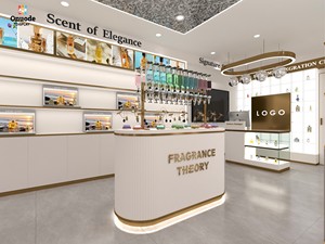 Kệ trưng bày nước hoa tùy chỉnh dẫn trưng bày đồ nội thất | cửa hàng nước hoa một cửa Thiết kế nội thất & trang trí trưng bày nước hoa - Product Image 3