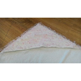 Triángulo de Tela TERRY con Tul con Volantes en Toda la Superficie - Product Image 1