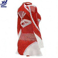 Costume de cheerleading personnalisé pour équipe de filles, uniforme en spandex haute élasticité, impression par sublimation, séchage rapide OEM