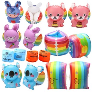 Anillo de natación para niños, novedoso brazalete inflable con diseño de dibujos animados para niños, para jugar en el agua - Product Image 3