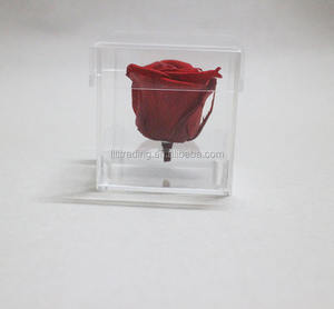 Scatola per bomboniere per caramelle di nozze mini scatola per anello cubo ricordo <span class=keywords><strong>con</strong></span> display in acrilico trasparente <span class=keywords><strong>con</strong></span> coperchio in <span class=keywords><strong>plexiglass</strong></span> 10x10x10 piccola scatola in acrilico - Product Image 2