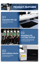 Impresora de Inyección de Tinta UV Integrada 2 en 1 Benlun de Alta Calidad I3200/Ricoh G5/G6, Ancho de Impresión de 1820 mm, Wi-Fi, Compatible con Materiales Flexibles