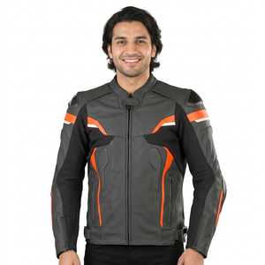 Men leather <b>racing</b> <b>Jacket</b> Durable Motorcycle Apparel Protective Gear suits Best Material for Sports Fans <b>racing</b> <b>Jackets</b> - Product Image 1