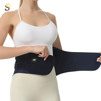 SHILION Bande de soutien lombaire respirante et fine en nylon de qualité supérieure pour le sport et le fitness, toutes saisons