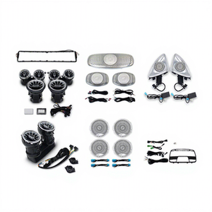 <span class=keywords><strong>Luces</strong></span> LED Interiores <span class=keywords><strong>para</strong></span> Automóvil Mercedes Benz Clase E W213, Tira de Luz LED RGB, Luz Ambiental, Altavoz de Puerta con Tweeter Giratorio 4D - Product Image 1