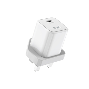 <span class=keywords><strong>Chargeur</strong></span> mural portable Budi avec logo personnalisé, 33 W, charge rapide pour téléphone, type C PD, 1 USB C, prise UK - Product Image 3