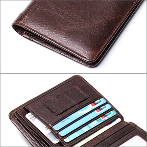 Bolso de Lujo para Tarjetas, Cartera de Cuero Genuino para Mujer con Ranuras para Tarjetas, Mini Bolso de Mano Moderno, Bolsos de Moda de Cuero Vintage, Bolso Cruzado Personalizado, MOQ Bajo - Product Image 3
