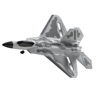 Avion de chasse RC professionnel 2.4G 4CH avec moteur sans balais F22, en mousse EPP durable, deux modes, haute vitesse, acrobaties, pour l'extérieur