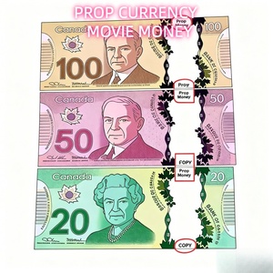 Siêu mỏng mờ trong suốt phim polymer Canada Prop tiền Canada thực tế ghi chú hóa đơn đô la CAD Canada Polymer hóa đơn - Product Image 5