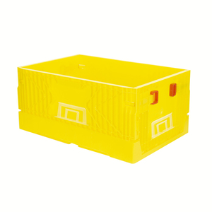 Open Mold Large Plastic Foldable Crate For Storage Portable Kitchen Office Storage Basket Storage Box