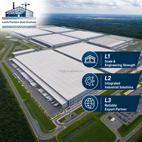 Bâtiment d'entrepôt préfabriqué en acier, atelier métallique modulaire avec structure en poutres en H, plans de construction d'usine en acier résistant au feu