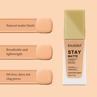 Fond de teint de haute qualité crème correctrice de couleur vitamine C Niacinamide liquide fond de teint à couverture complète