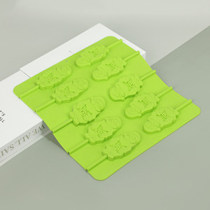 Silicone <b>Candy</b> Mold Santa Claus Shape Green Baking Molds For Birthday Party DIY Crafts - Product Image 1