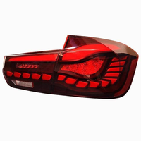 Nouveaux feux arrière LED Pavon rouge GTS OLED à effet écailles de dragon pour Série 3 F30 F35 F80 M3 2012-2019