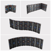 Pantalla LED Flexible RAYBO HD P2.97 para Interiores, Video Wall LED de Alquiler con Empalme Curvo sin Costuras y Alto Brillo para Salas de Reuniones