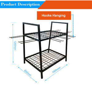 Supermarket Metal <strong>Display</strong> Floor Stand <strong>Mop</strong> Wire Mesh <strong>Dump</strong> <strong>Bin</strong> Sweeping <strong>Broom</strong> <strong>Display</strong> <strong>Rack</strong> - Product Image 3