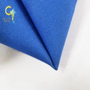 Tela de poliéster Oxford 500D, tejido liso teñido con revestimiento de PU para exteriores, venta al por mayor