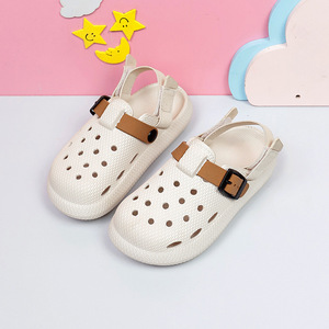 Nouvelles sandales d'été Croc pour femmes et hommes, en EVA, à semelle épaisse, souples, confortables, à bout fermé, antidérapantes, pour la maison - Product Image 3