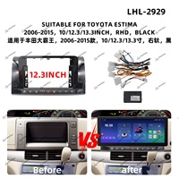 Hitzebeständiger Auto-Bildschirmrahmen für TOYOTA ESTIMA 2006-2018 Werksverkauf Auto-Audio-Stereo-Panelrahmen Android Autoradio-Rahmen