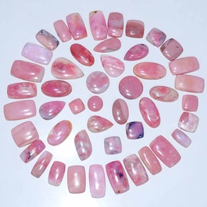 Lote al por mayor de piedras preciosas de tamaño libre de grado AAA + de cabujón de ópalo Rosa natural para diseñadores y suministros de joyería hechos a mano - Product Image 1