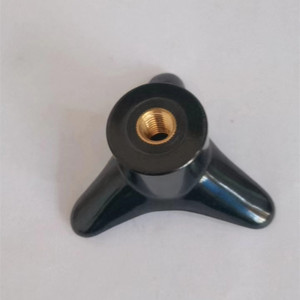 Poignées de serrage triangulaires en <span class=keywords><strong>plastique</strong></span> ABS à trois bras avec boutons filetés pour armoire, tiroir, penderie - Design moderne certifié ISO 9001 - Product Image 6