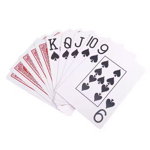 Póker de papel profesional de naipes de alta calidad personalizado <span class=keywords><strong>para</strong></span> entretenimiento de fiestas Material plástico adecuado <span class=keywords><strong>para</strong></span> casinos - Product Image 4