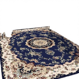 Tapis persans de luxe sur mesure de grande taille pour salon, vente en gros d'usine, classiques, fabriqués à la machine, antidérapants, en polyester - Product Image 2