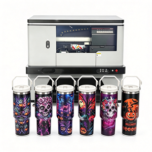 bibo High 8 Color HH-G6Pro Rotary UV <b>Printing</b> Machine for Perfume Bottles and Water Cups - Product Image 6