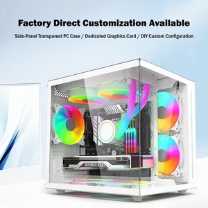 Ordinateur de jeu de bureau haute performance I5 I7 avec carte graphique dédiée, <span class=keywords><strong>PC</strong></span> tour pour la conception professionnelle et les tâches visuelles <span class=keywords><strong>3D</strong></span> - Product Image 3
