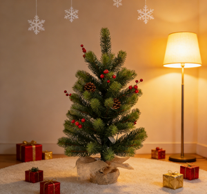 Décorations de Noël 2026, mini sapin de Noël, sapin de Noël de table, ornement de Noël - Product Image 1