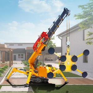 Grue araignée sur chenilles pour entrepôt intérieur, travaux en hauteur, pliable, double usage (huile et électricité), 5 tonnes, 12 tonnes - Product Image 4