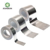 Ruban HVAC Isolation argentée Résistant à la chaleur Ruban de papier d'aluminium étanche résistant à la chaleur Joint de conduit Ruban de papier d'aluminium à haute température