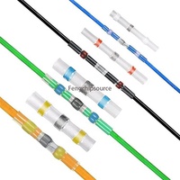 300 pièces kit de connecteur de ligne d'étanchéité de soudage connecteur bout à bout thermorétractable borne de conducteur électrique isolée étanche