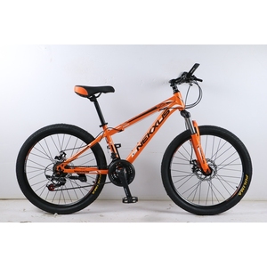 Vélo de montagne modèle mis à jour, <span class=keywords><strong>frein</strong></span> à <span class=keywords><strong>disque</strong></span>, 21 vitesses réglables, 24 pouces, vélo de montagne personnalisable - Product Image 1