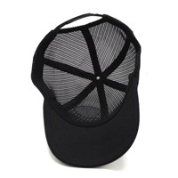 Casquette Trucker en Maille Entièrement Brodée avec Patch en Caoutchouc Personnalisé, 6 Panneaux, Visière Courbe, Fermeture Snapback, Faible MOQ, Haute Qualité, Prix Abordable