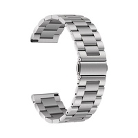 Bracelet de luxe en acier inoxydable respirant or/rose de 22 mm/49 mm pour Apple Watch 8/SE et GT Sport