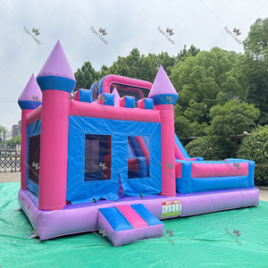 <span class=keywords><strong>Castillo</strong></span> Inflable Comercial con Tobogán para Alquiler en Fiestas y Eventos al Aire Libre - Product Image 2