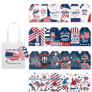 Nuevo Día DE LA Independencia Americana Estrella Regalo de papel Colgante Decoración de fiesta Juego de perchas - Product Image 3