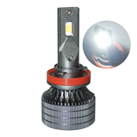 Ampoule LED H11 12V 120W C1 à tube de cuivre unique 3570 6000K pour phare de voiture et antibrouillard