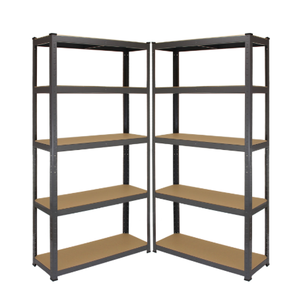 <span class=keywords><strong>Étagère</strong></span>s Boltless robustes 180x90x40cm Stockage pour sous-sol Cadre en acier renforcé Capacité de <span class=keywords><strong>charge</strong></span> réglable 1000 kg - Product Image 2