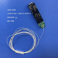 Mini Cámara Endoscópica de 1.1mm con OVM6948, Longitud de Trabajo y Conector Personalizables, Resistente al Agua IPX8, para Inspección
