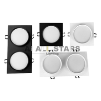 Promotion : Support de lampe LED GX53 double tête personnalisé, 5W, 7W, 9W, pour spots de plafond encastrés carrés GX53