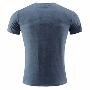 T-shirt de sport à manches courtes respirant pour homme, séchage rapide, idéal pour la randonnée, la gym, le fitness et la course à pied - Product Image 6