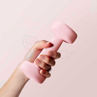Haltères hexagonaux de gym en néoprène coloré, petits haltères souples pour la musculation, haltères de Pilates à vendre