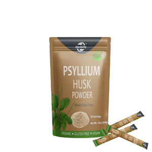 OEM label pribadi Premium bubuk sekam organik psylilium 99% kemurnian, suplemen serat diet alami untuk pencernaan GMP bersertifikat - Product Image 2