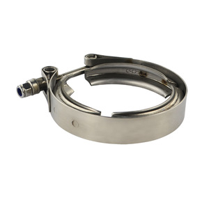 Stainless Steel Hose <b>Clamps</b> 2 2.5 3 3.5 4 Inch Normal <b>Quick</b> Release For Automotive Exhaust Pipes - Product Image 4