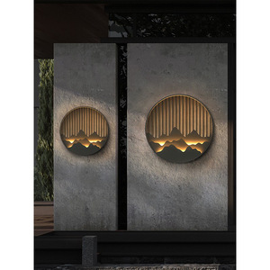 Applique murale extérieure de style chinois moderne 520.22, étanche, pour cour, balcon, villa, éclairage extérieur - Product Image 3