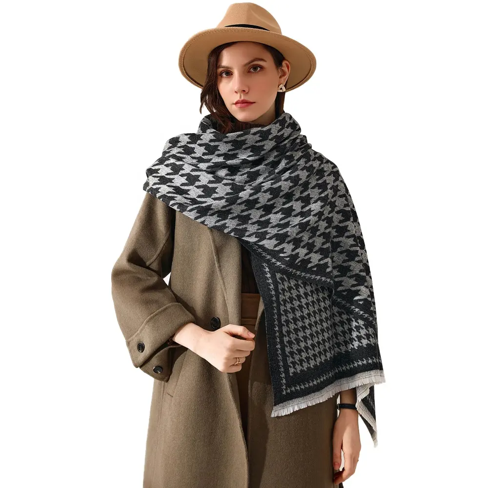 Manufacturers supply new fashion cashmere colorful scarf cheap wholesale for women to keep warm